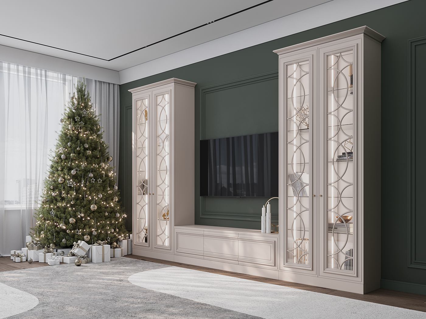 Стенки в гостиную