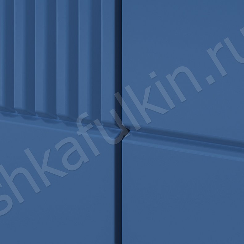 Гарнитур Андромеда Светлые Синий Цветной Современный 4х створчатые Спальня Для вещей Для декора Для книг Для белья 5