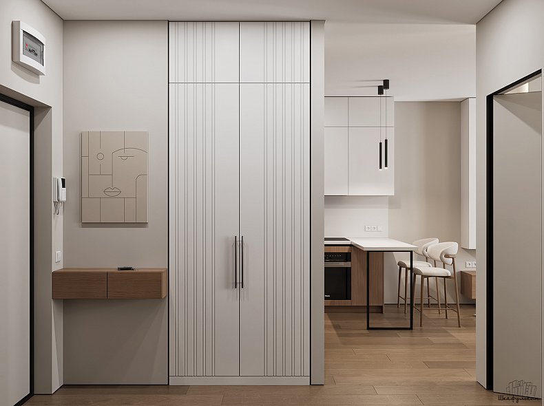 Шкаф с консолью Каури
