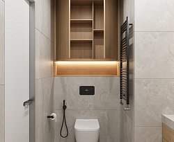 Лучано ЖК Южнопортовая 45.9 м² Санузел