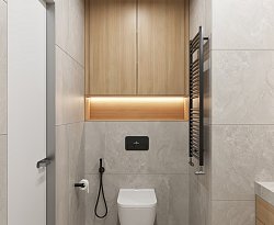 Лучано ЖК Южнопортовая 45.9 м² Санузел