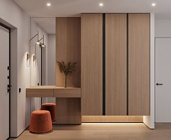 Лучано ЖК Южнопортовая 45.9 м² Прихожая