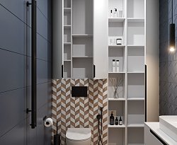 Анабэль ЖК Инджой 60.8 м² Ванная