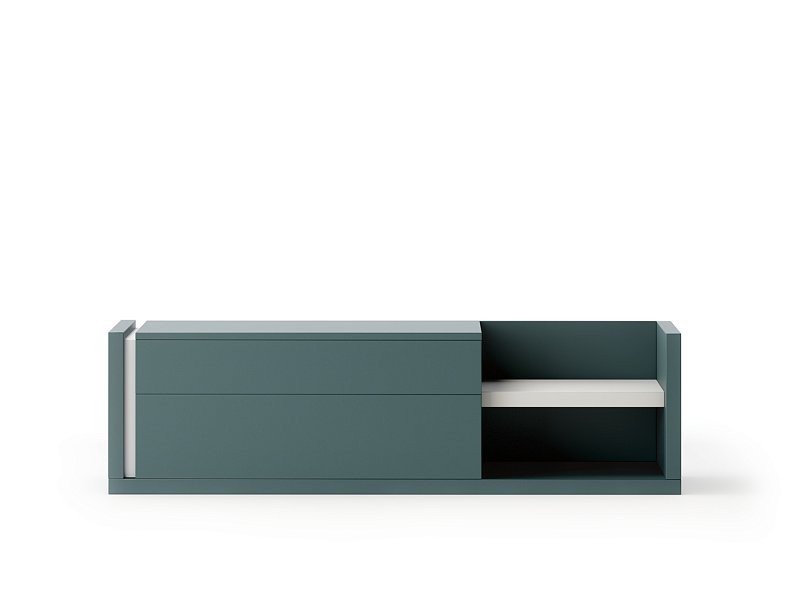 Тумба Сорес Черный Белый Минимализм 2х створчатые Гостиная Для декора Для книг