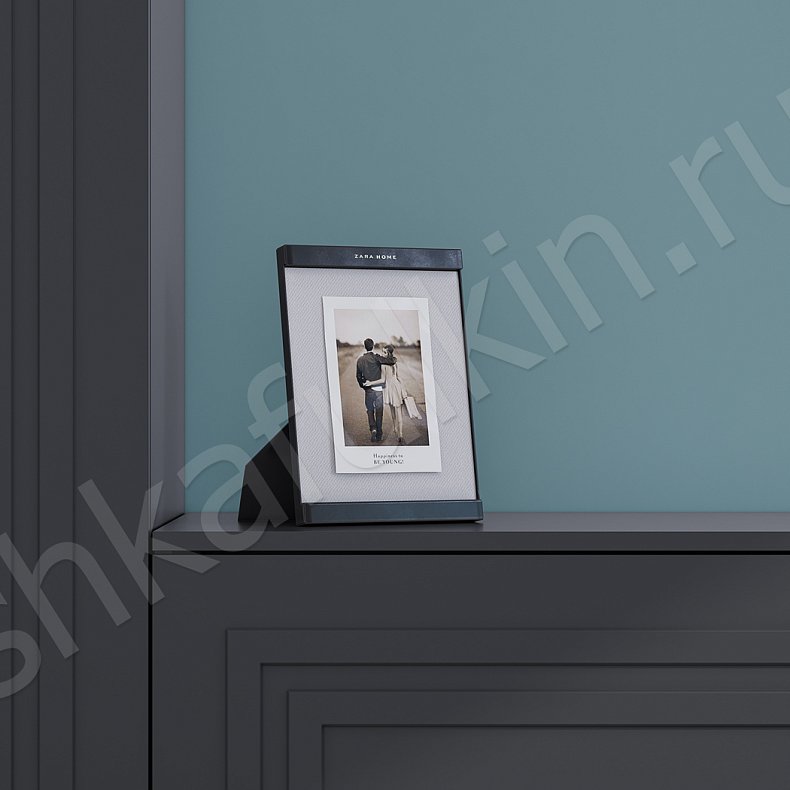 Гарнитур Галилео Черный Белый Светлые Темные Неоклассика 4х створчатые Детская Для книг Для декора Для вещей 7