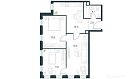План проекта Джорджия ЖК Селигерская 60.9 м²