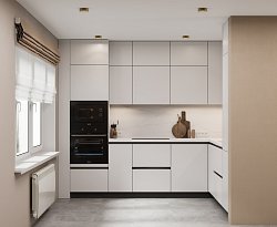 Анабэль ЖК Инджой 60.8 м² Кухня угловая