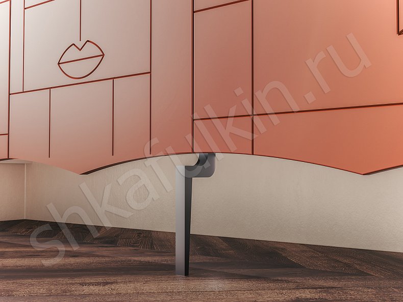 Тумба Пикассо Светлые Красный Цветной Белый Современный 6и створчатые Гостиная Для вещей Для декора