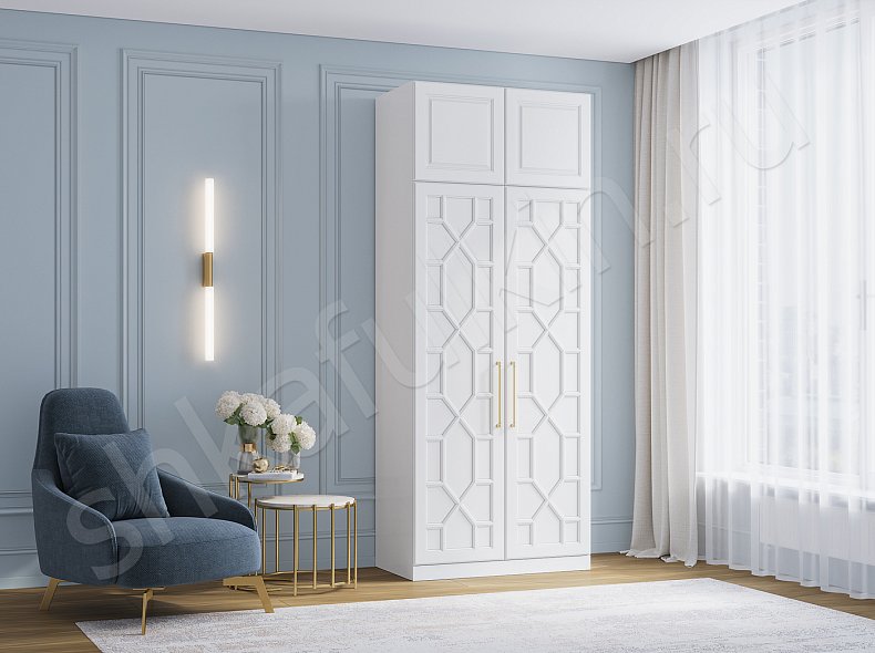 Шкаф 2 двери+антресоль Смит