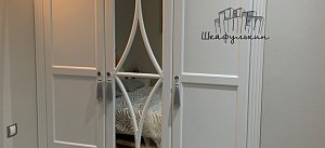 Шкаф с кисточками белый Заказ №5938