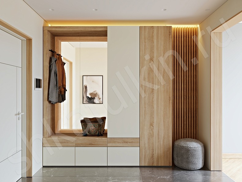 Прихожая Ника  Минимализм 2х створчатые Прихожая 