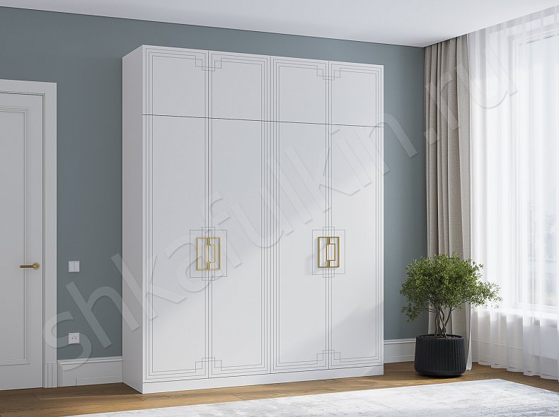 Шкаф 4 двери+антресоль Метрополитан