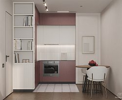 Артемис ЖК ЗИЛАРТ 45.8 м² Кухня угловая