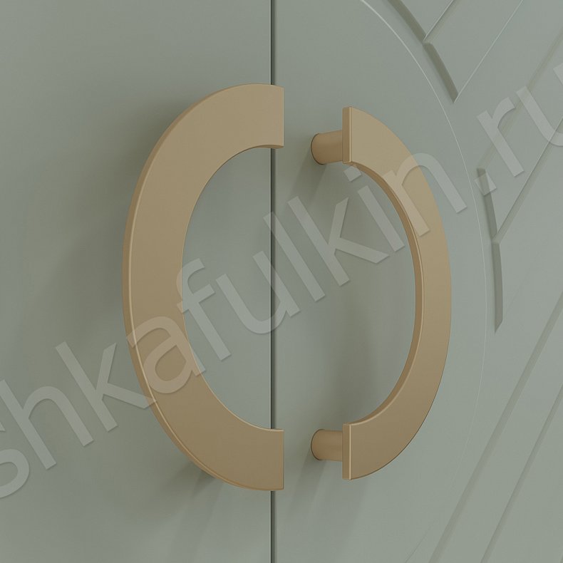 Гарнитур Бьянка Зеленый Светлые Цветной Современный 2х створчатые Спальня Для вещей Под ТВ Для книг Для белья 5