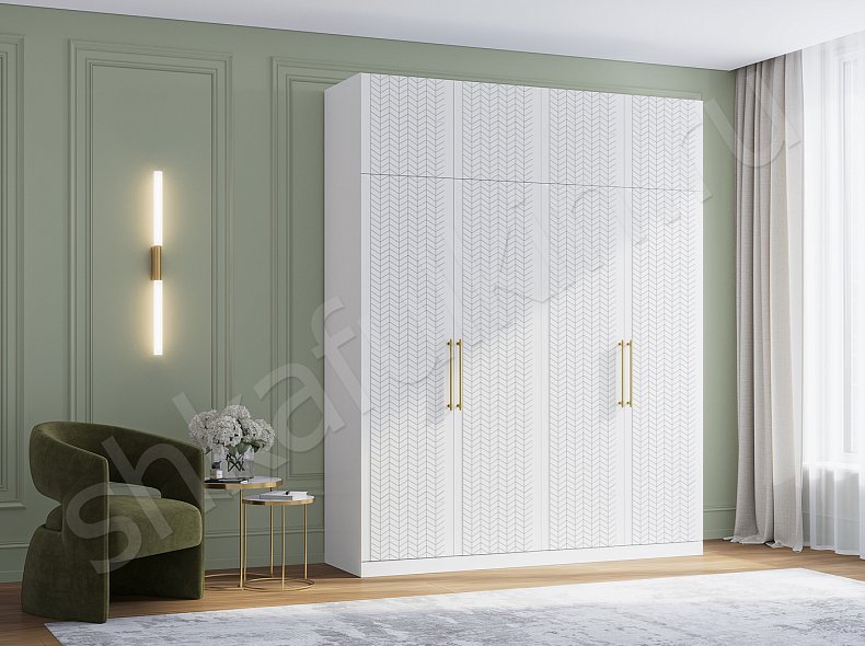 Шкаф 4 двери+антресоль Мелисса