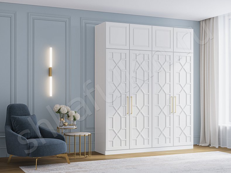 Шкаф 4 двери+антресоль Смит