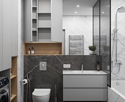 Джорджия ЖК Селигерская 60.9 м² Ванная