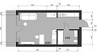План проекта Монти ЖК Ола-Апарт 31 м²
