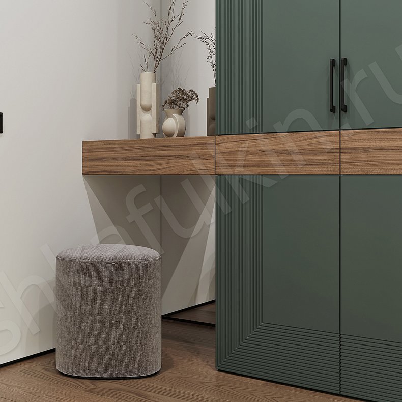 Прихожая Дарвин Цветной Серый Светлые Темные Зеленый Современный 4х створчатые Прихожая Для вещей 4