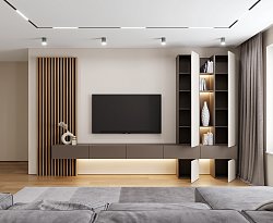 Анабэль ЖК Инджой 60.8 м² Стенка