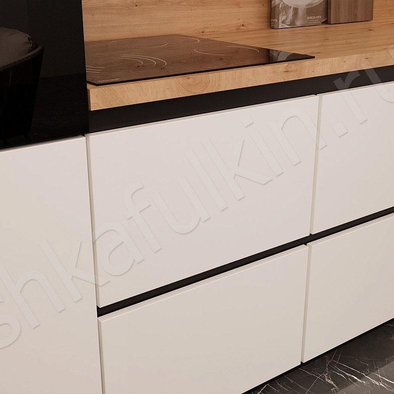 Кухня Арагви Светлые Белый Минимализм Для посуды Для декора 4