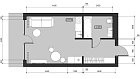 План проекта Люмьер ЖК Ола-Апарт 31 м²