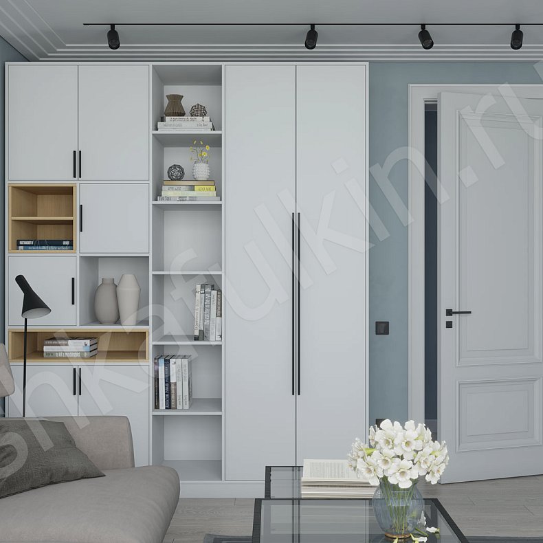 Шкаф Бесто Светлые Белый Древесный Коричневый Серый Темные Скандинавский 2х створчатые Гостиная Для книг Для декора Для посуды Для вещей 5