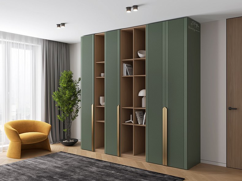 Шкаф со стеллажами Анабэль