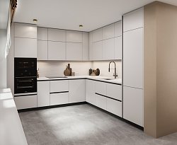 Анабэль ЖК Инджой 60.8 м² Кухня угловая