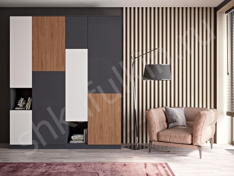 Шкаф Денди Белый Современный 5и створчатые  