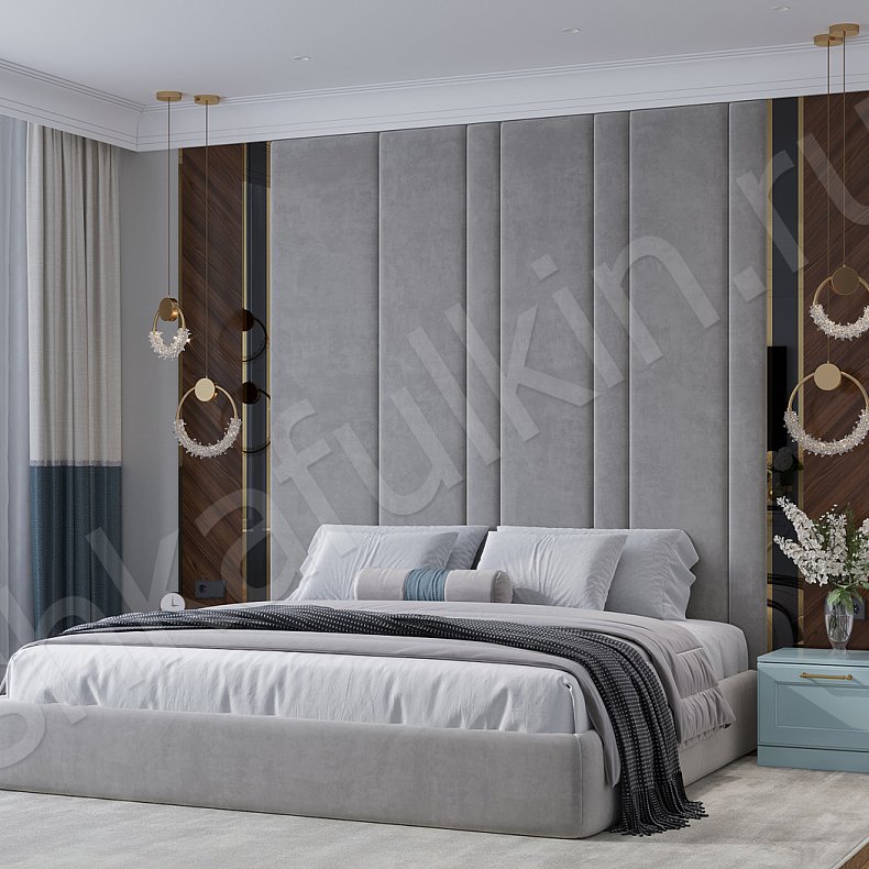 Гарнитур Айлин Белый Коричневый Светлые Темные Неоклассика 4х створчатые Спальня Для белья Для вещей 33