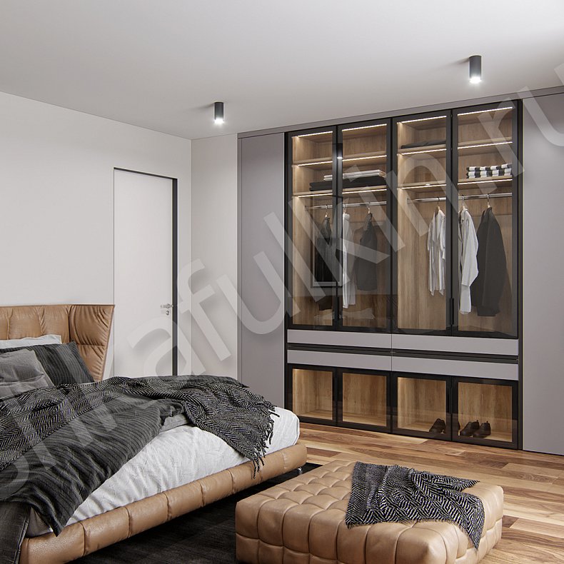 Гардеробная Танита  Хай-тек  Гардеробная 