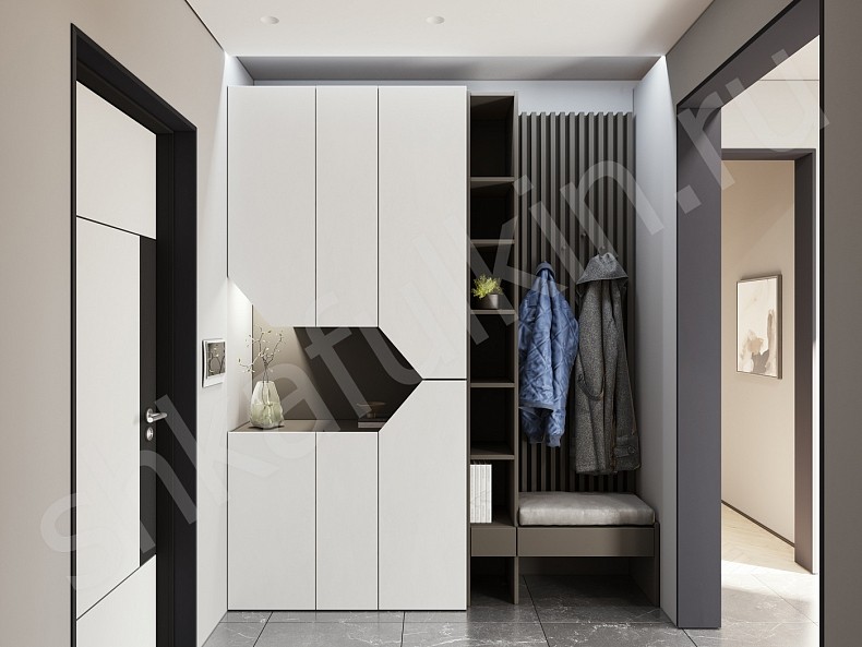 Прихожая Сальма  Минимализм 2х створчатые Прихожая 