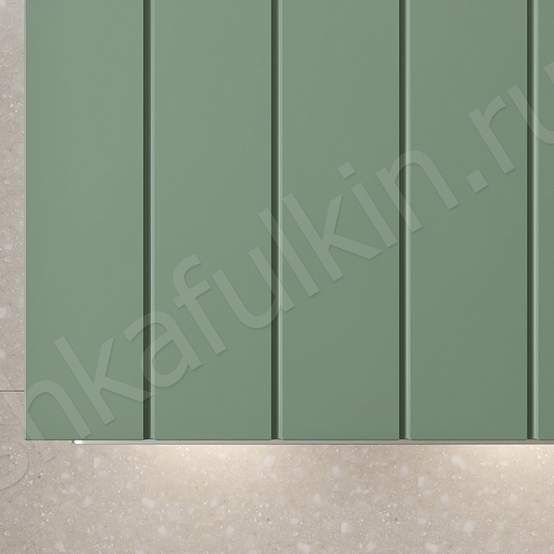 Кухня Пиколетто Dark Черный Светлые Темные Зеленый    Для посуды 11