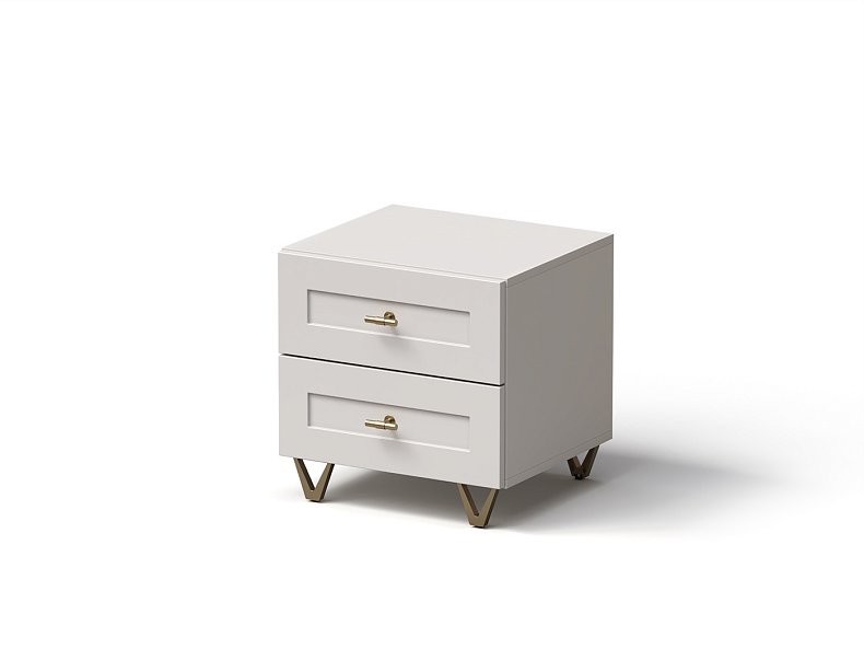 Тумба прикроватная Барби Серый Белый Черный Красный Светлые Золото Классика 2х створчатые Спальня Для книг Для декора