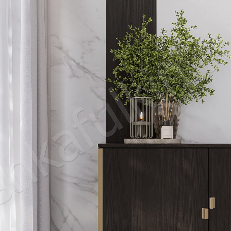 Стенка Элегия Черный Белый Цветной Светлые Современный 2х створчатые Гостиная Под ТВ 9