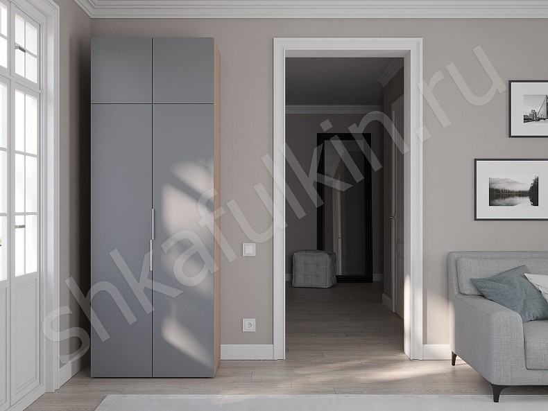 Шкаф Тони Светлые Современный 2х створчатые  