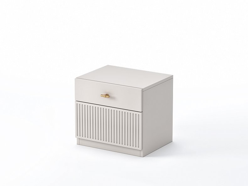 Тумба прикроватная Невада Золото Светлые Серый Черный Белый Неоклассика 2х створчатые Спальня Для декора Для книг