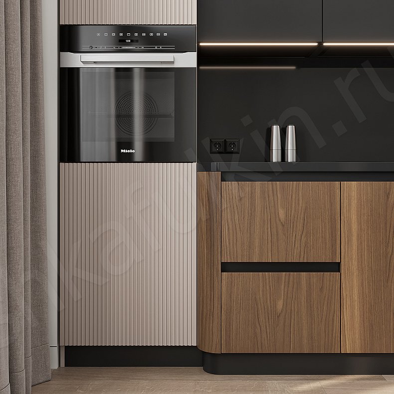 Кухня Лальберо Светлые Древесный Коричневый Современный Для декора Для посуды 7