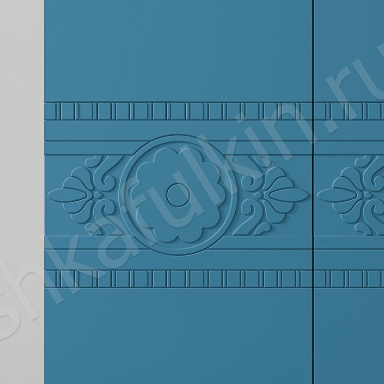 Шкаф Денница Зеленый Светлые Синий Розовый Красный Цветной Этнический 4х створчатые Гостиная Для вещей Для белья 5