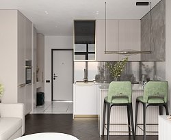 Сицилия ЖК Ола-Апарт 31 м² Кухня