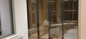 Шкаф со стеклянными дверцами Заказ №10978