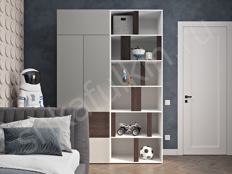 Шкаф Толли Светлые Современный 6и створчатые  