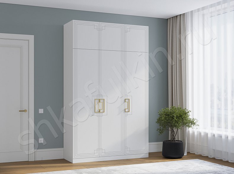 Шкаф 3 двери+антресоль Метрополитан