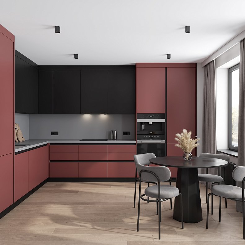 Партенио ЖК АКВИЛОН 62.1 м² Кухня угловая