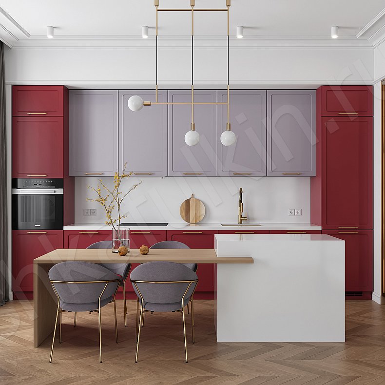 Изображение Кухня Визионни Red