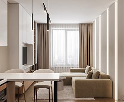 Каури ЖК ЗИЛАРТ 40.4 м² Кухня