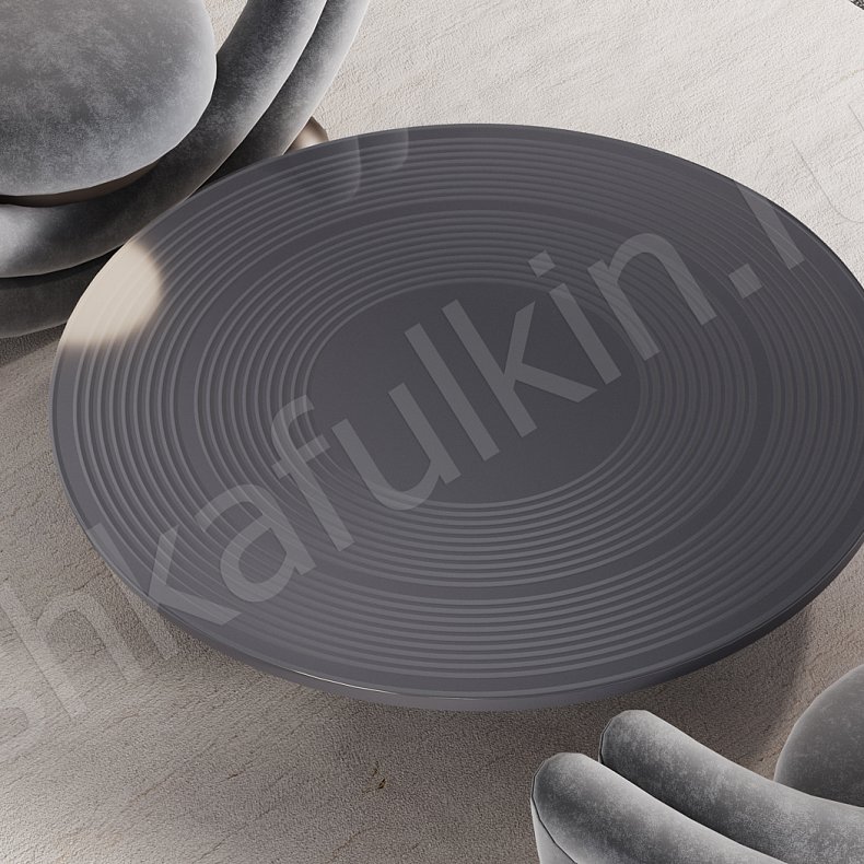 Гарнитур Атенза Серый Темные Современный 2х створчатые Гостиная Для вещей Для декора 6