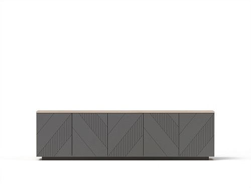 Тумба Хадсон Серый Белый Черный Древесный Синий Светлые Зеленый Современный 5и створчатые Гостиная Для книг Для декора Под ТВ