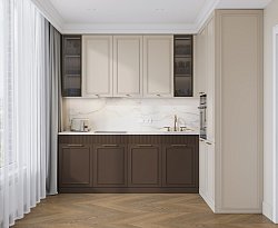 Лучано ЖК Южнопортовая 45.9 м² Кухня угловая